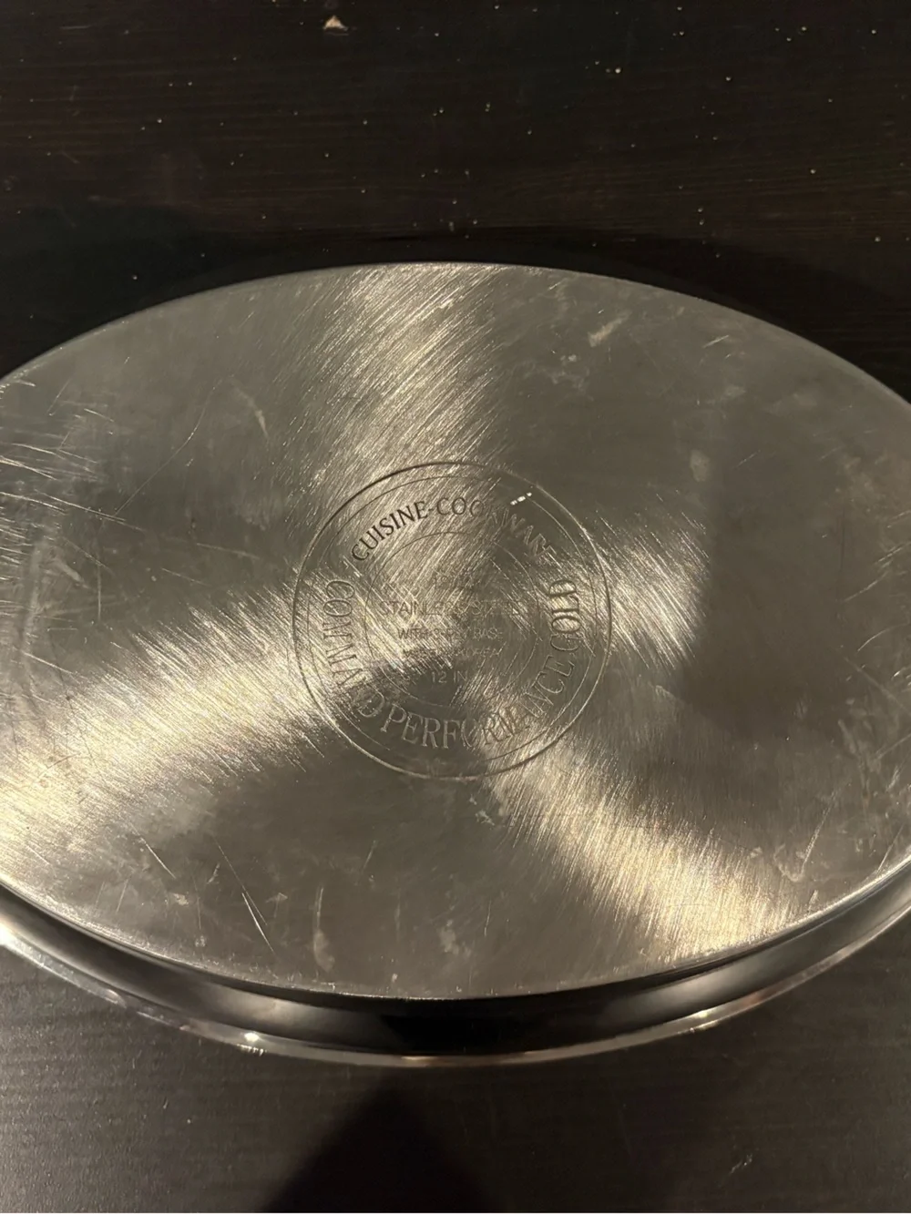 Command Performance Gold Cuisine Cookware Oval Roaster 18/10 Stainless Steel 12”